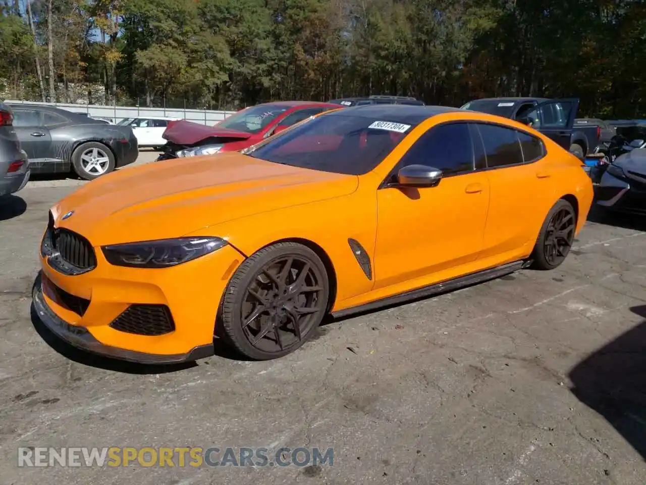 1 fotografías del automóvil dañado WBAGV8C01LCD60424 BMW M8 2020