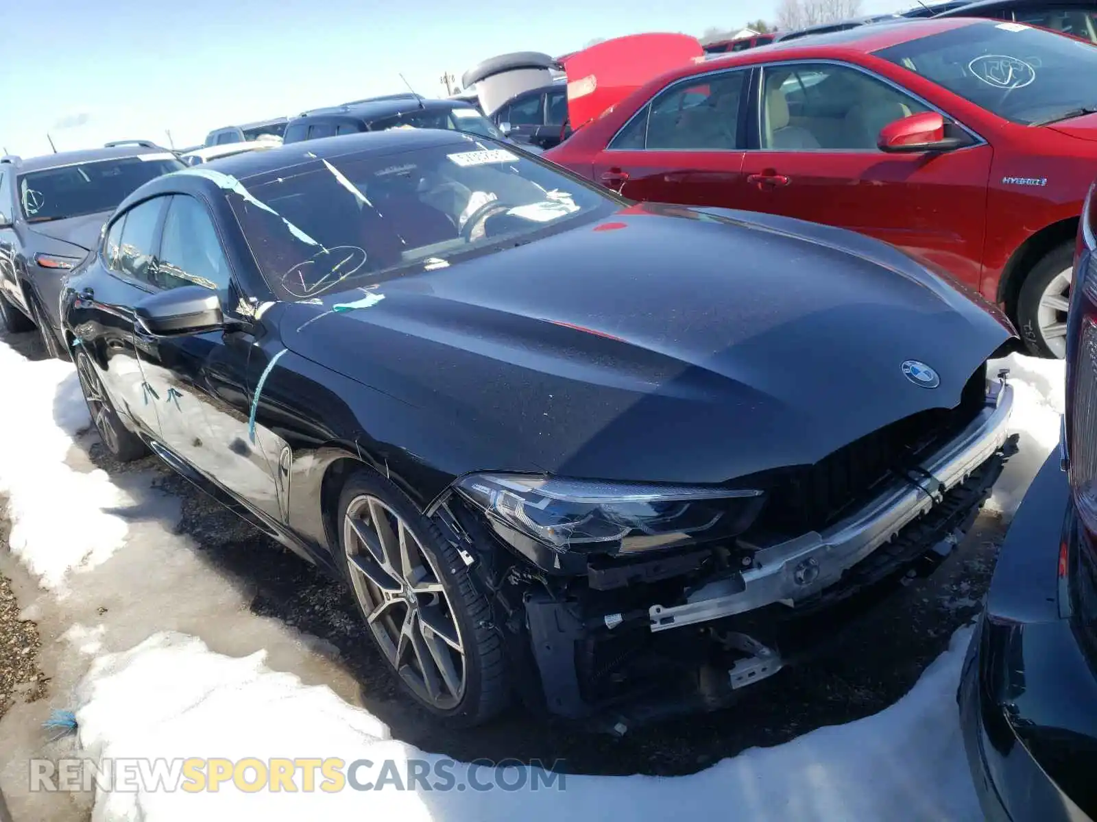 1 Photograph of a damaged car WBAGV8C03LBP48838 BMW M8 2020