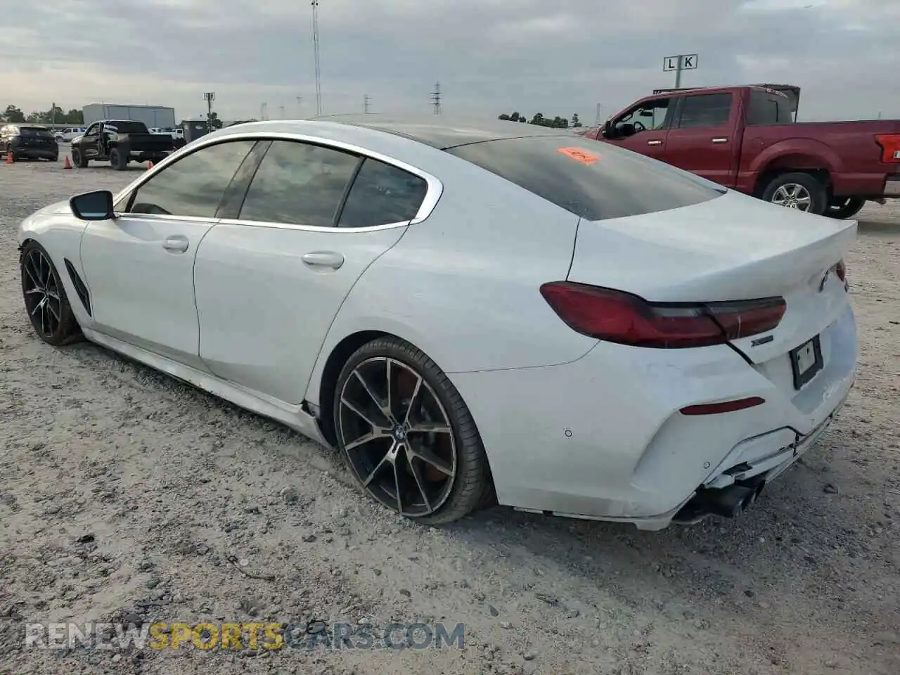 2 Photograph of a damaged car WBAGV8C05LCD42136 BMW M8 2020