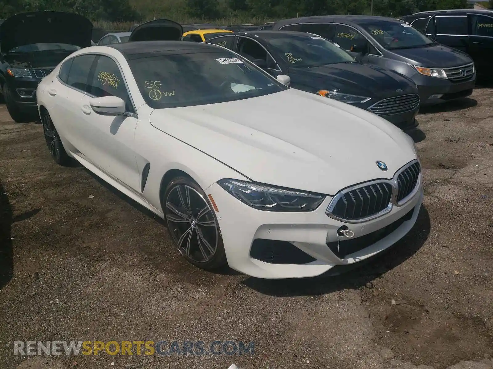1 Photograph of a damaged car WBAGV8C05LCE26330 BMW M8 2020