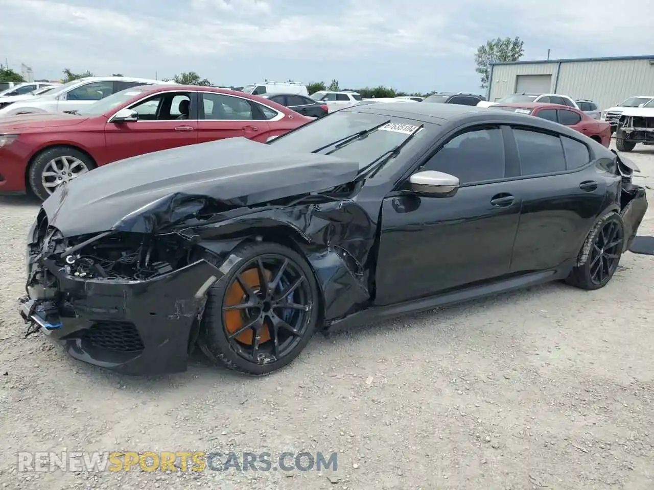 1 Photograph of a damaged car WBAGV8C09LBP48858 BMW M8 2020