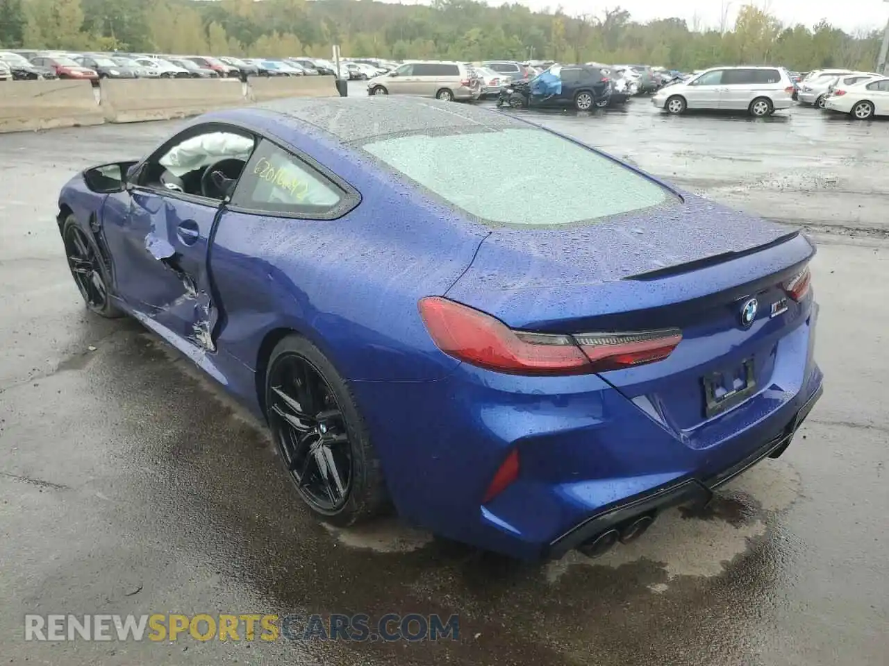 3 Photograph of a damaged car WBSAE0C00LCE09955 BMW M8 2020