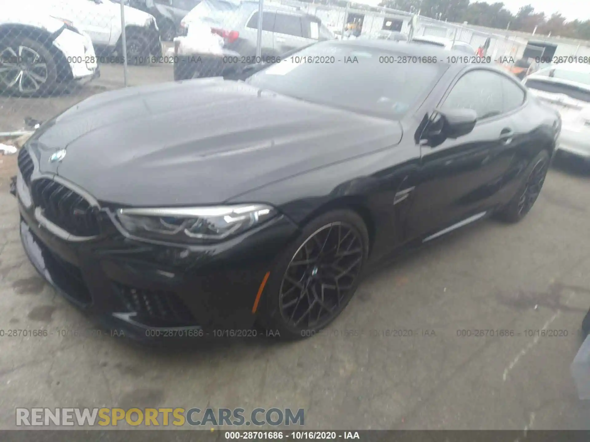 2 Photograph of a damaged car WBSAE0C01LBM08378 BMW M8 2020
