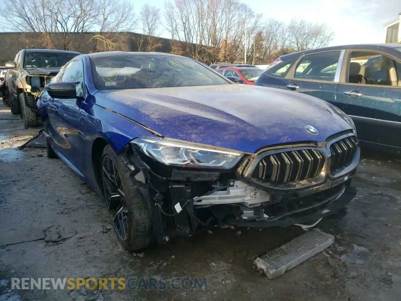 1 Photograph of a damaged car WBSAE0C01LCD69353 BMW M8 2020
