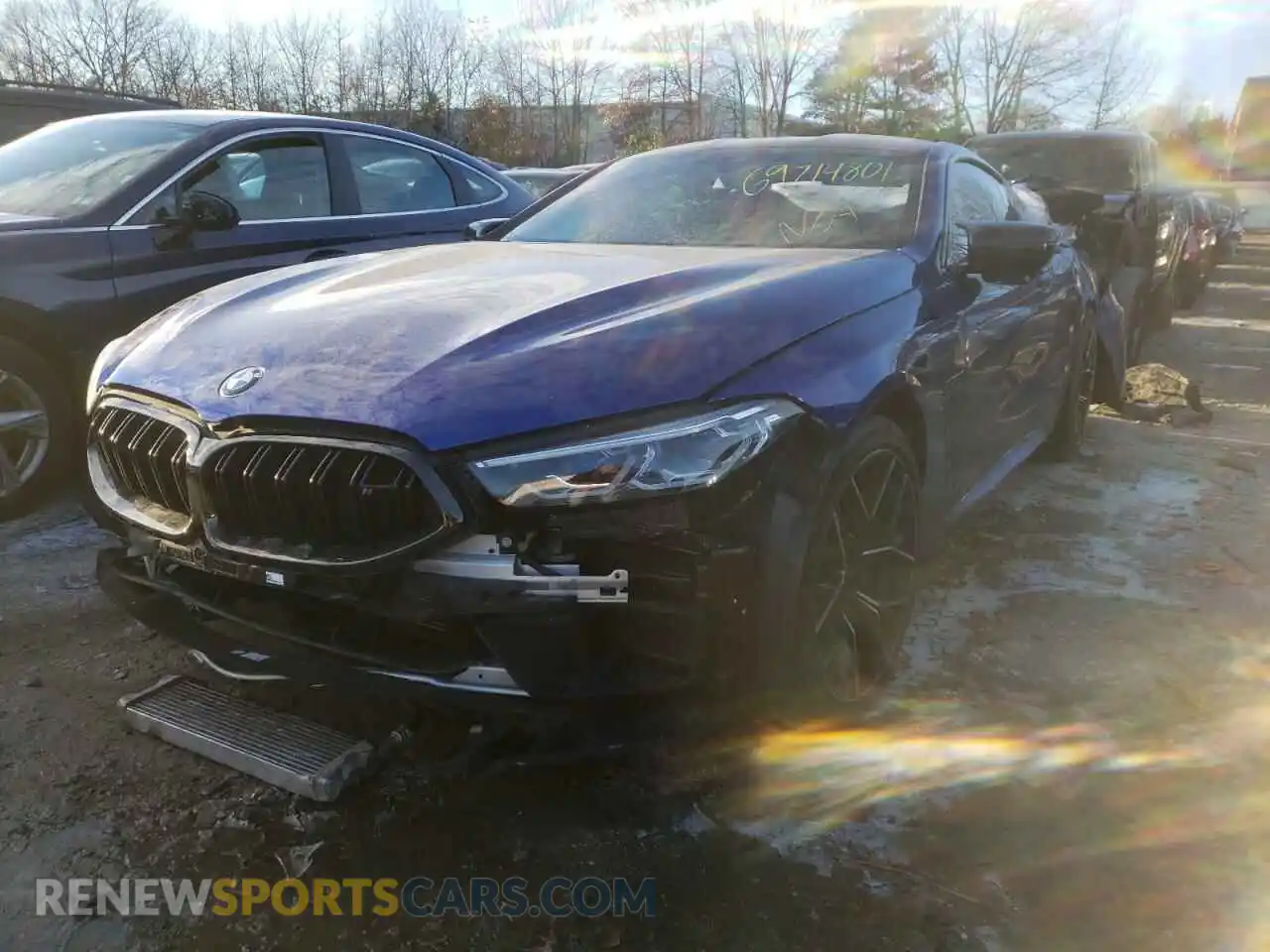 2 Photograph of a damaged car WBSAE0C01LCD69353 BMW M8 2020