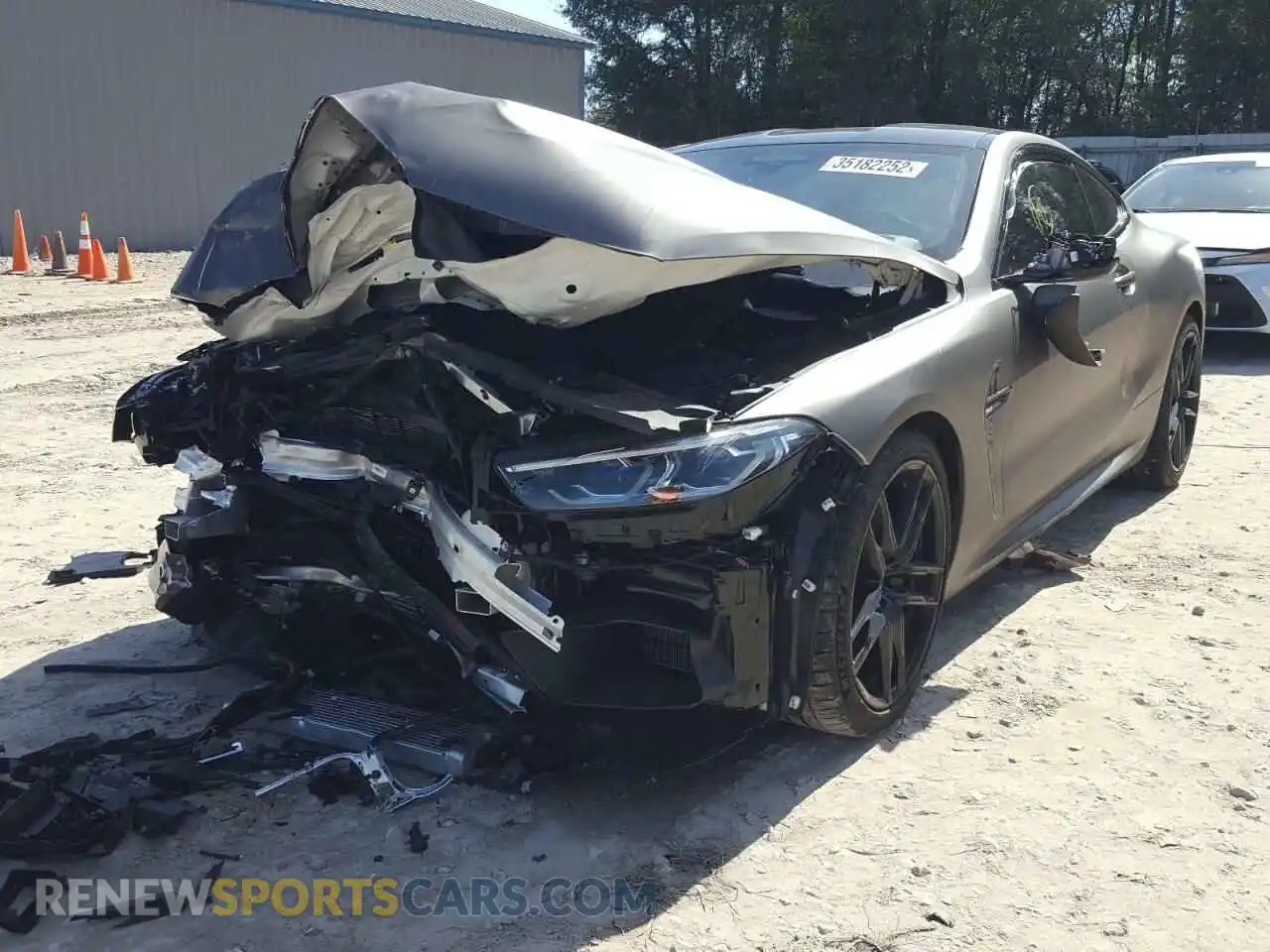 2 Photograph of a damaged car WBSAE0C01LCD77565 BMW M8 2020