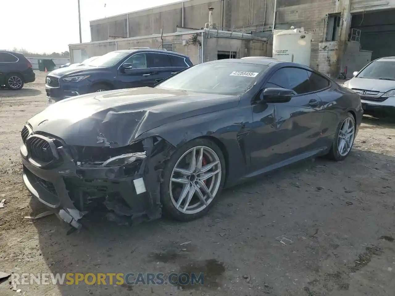 1 Photograph of a damaged car WBSAE0C02LCE87525 BMW M8 2020