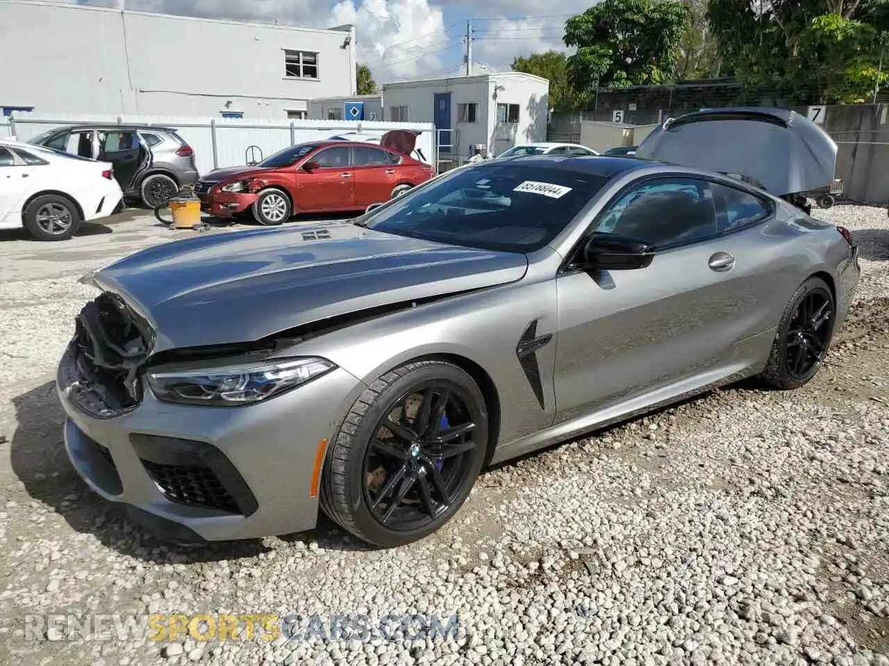1 Photograph of a damaged car WBSAE0C05LCD88925 BMW M8 2020