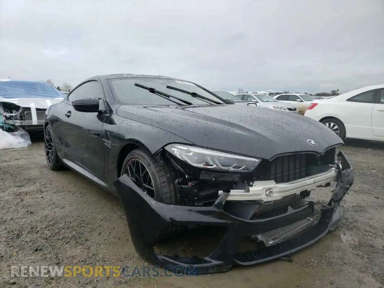 1 fotografías del automóvil dañado WBSAE0C07LCD01669 BMW M8 2020