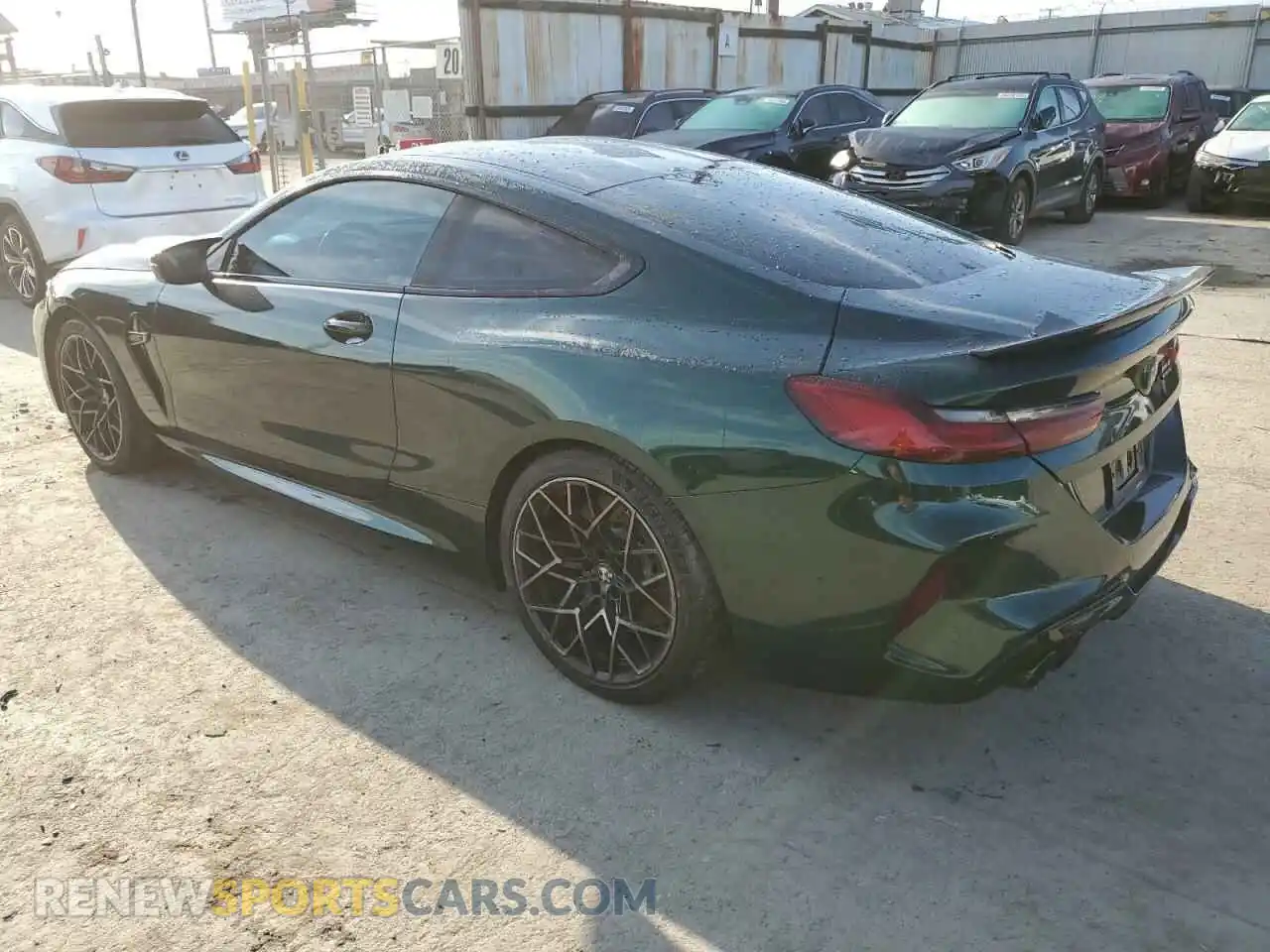 2 Photograph of a damaged car WBSAE0C08LCD01468 BMW M8 2020