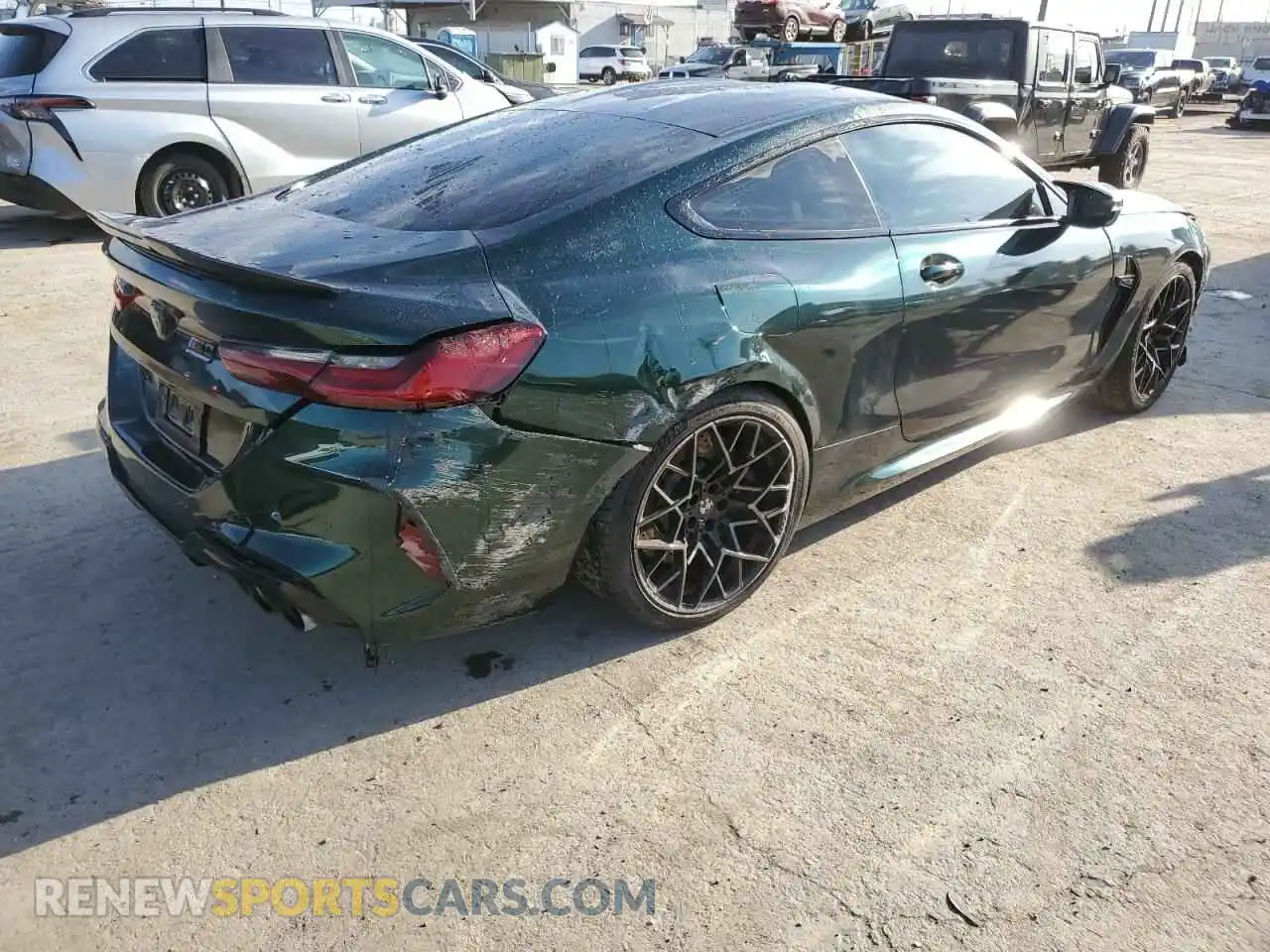 3 Photograph of a damaged car WBSAE0C08LCD01468 BMW M8 2020