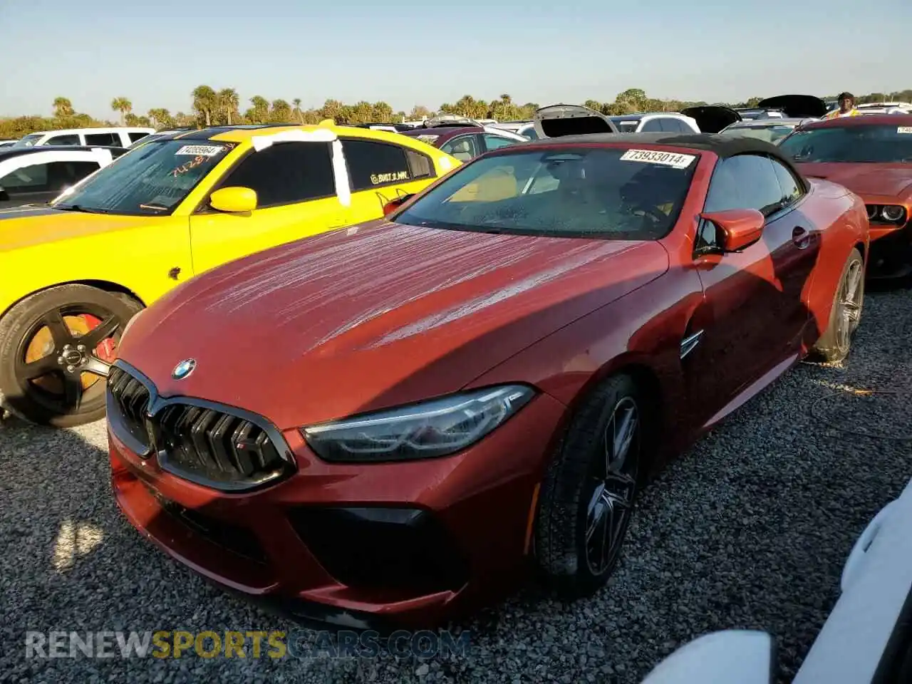 1 Фотография поврежденного автомобиля WBSDZ0C01LBM09483 BMW M8 2020