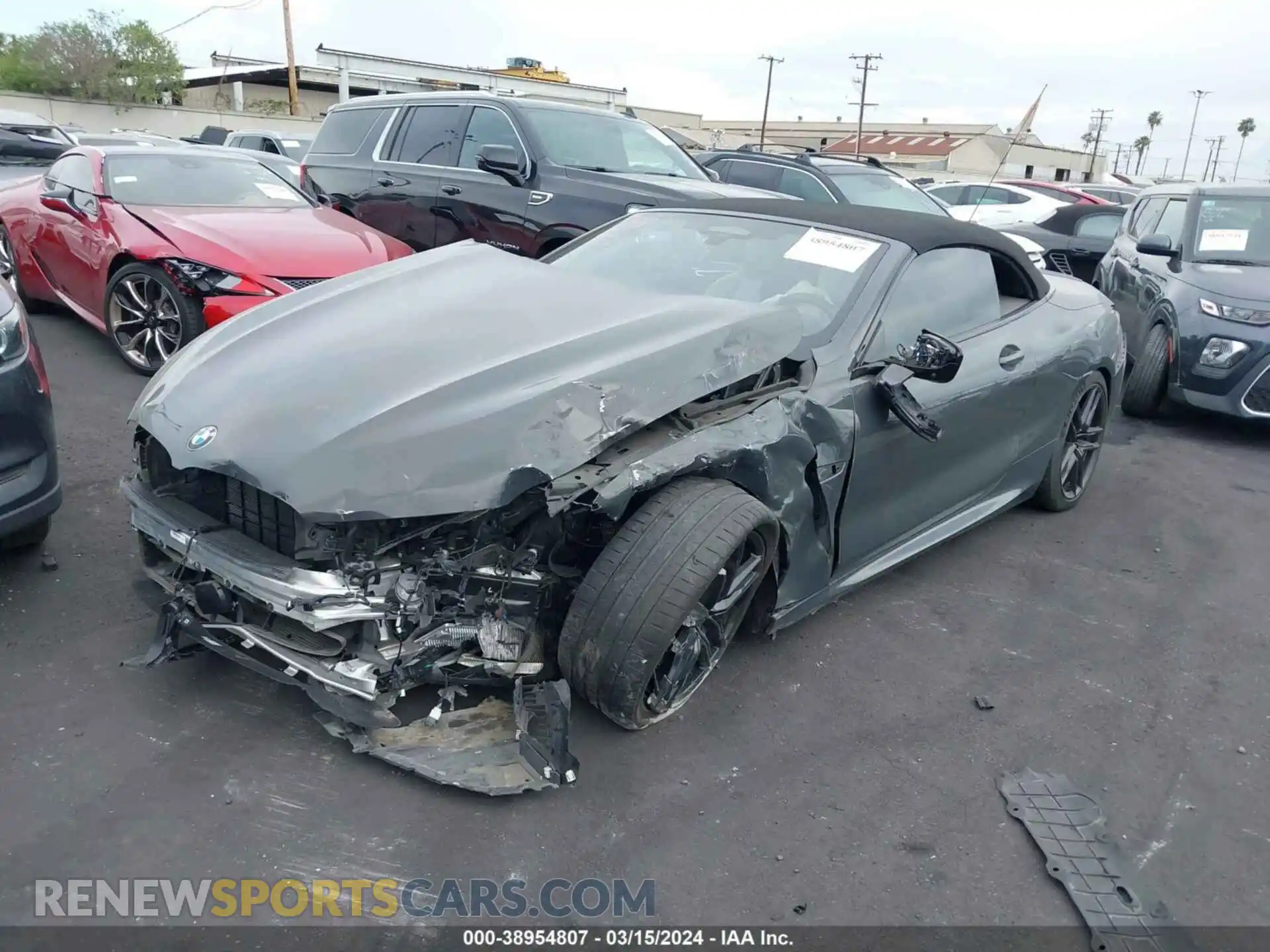 2 Photograph of a damaged car WBSDZ0C02LBM09556 BMW M8 2020