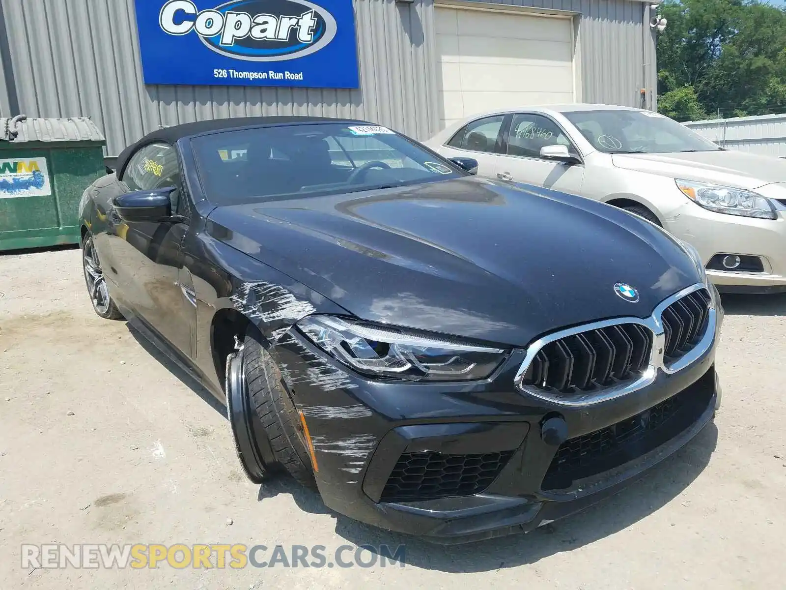 1 Photograph of a damaged car WBSDZ0C02LCD29817 BMW M8 2020