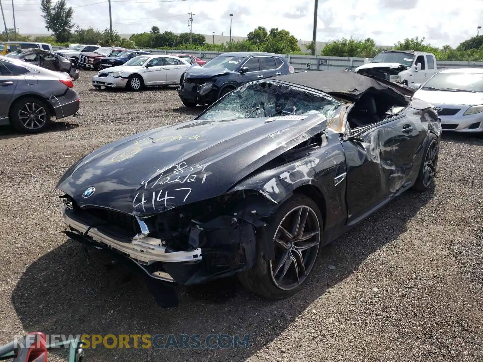 2 Photograph of a damaged car WBSDZ0C04LCD64147 BMW M8 2020