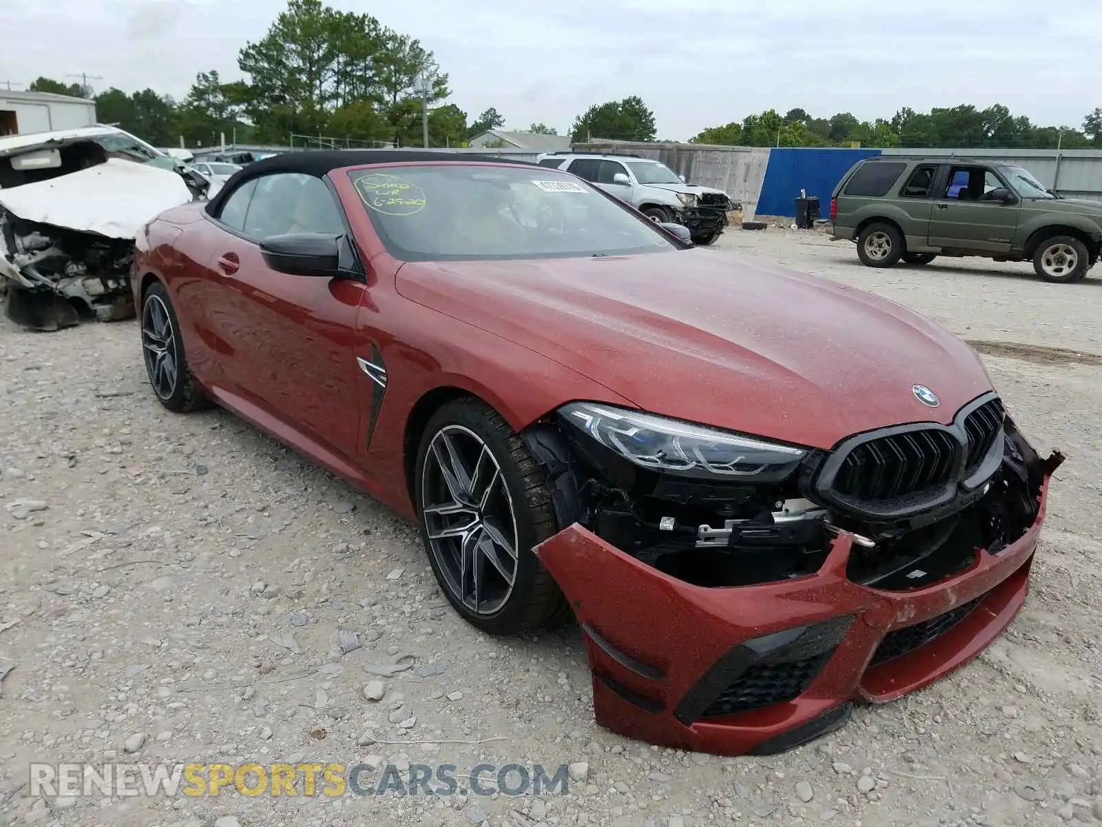 1 Photograph of a damaged car WBSDZ0C09LCD09550 BMW M8 2020