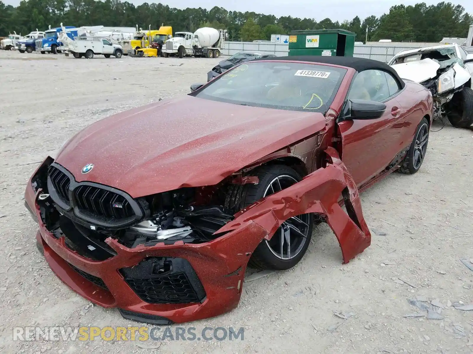 2 Photograph of a damaged car WBSDZ0C09LCD09550 BMW M8 2020