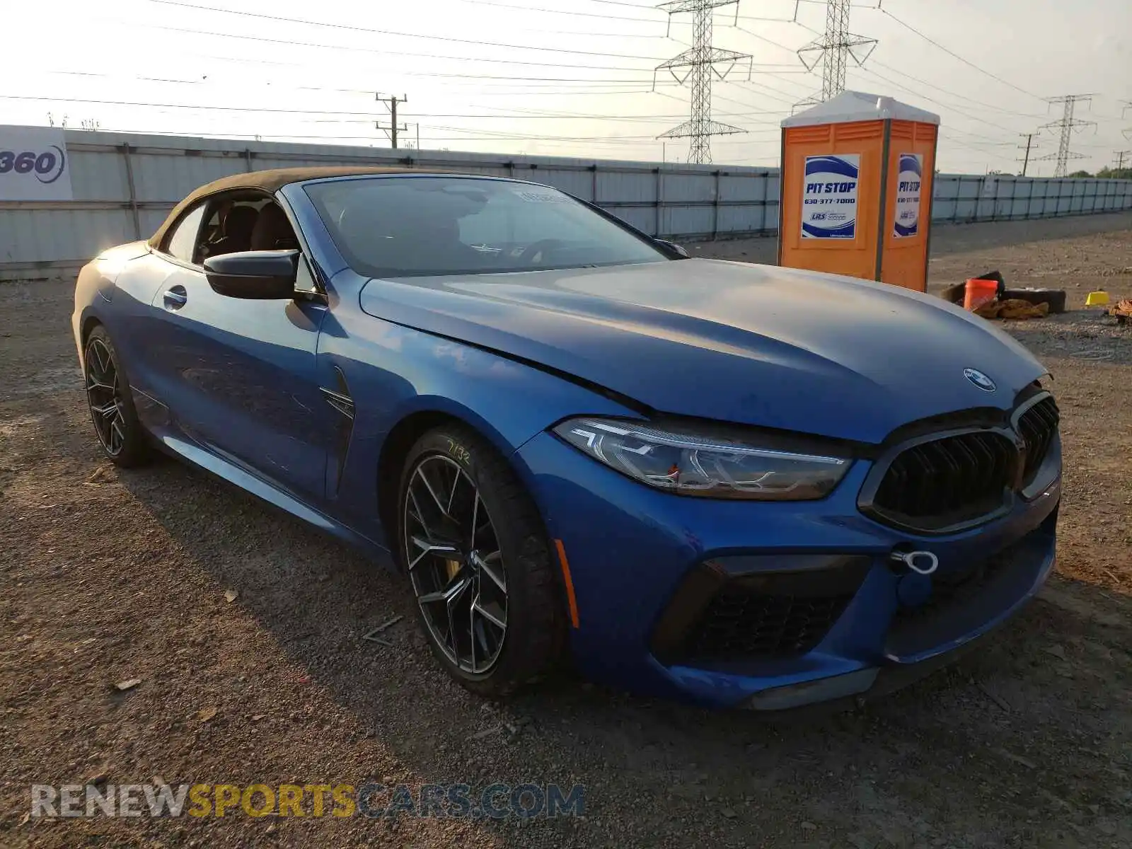 1 Photograph of a damaged car WBSDZ0C09LCD24002 BMW M8 2020