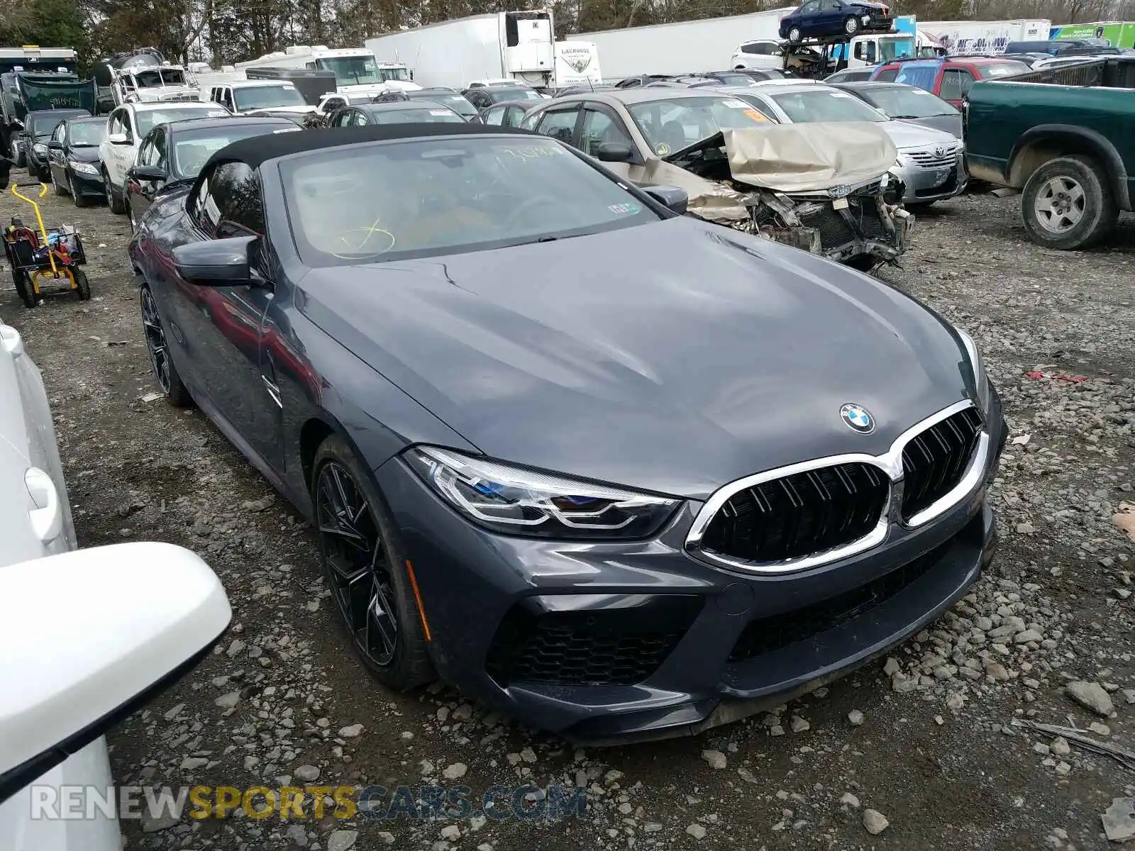 1 Photograph of a damaged car WBSDZ0C09LCD57565 BMW M8 2020