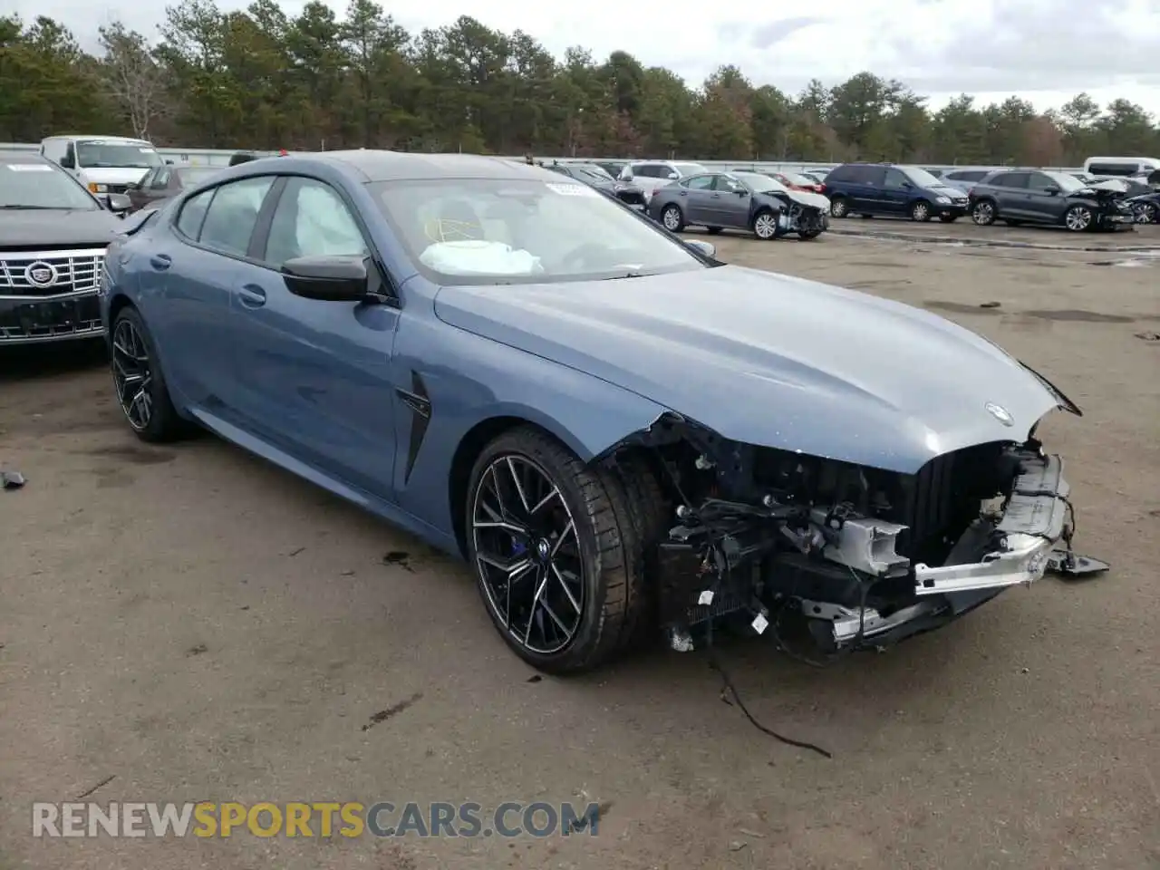 1 Photograph of a damaged car WBSGV0C00LCE19024 BMW M8 2020