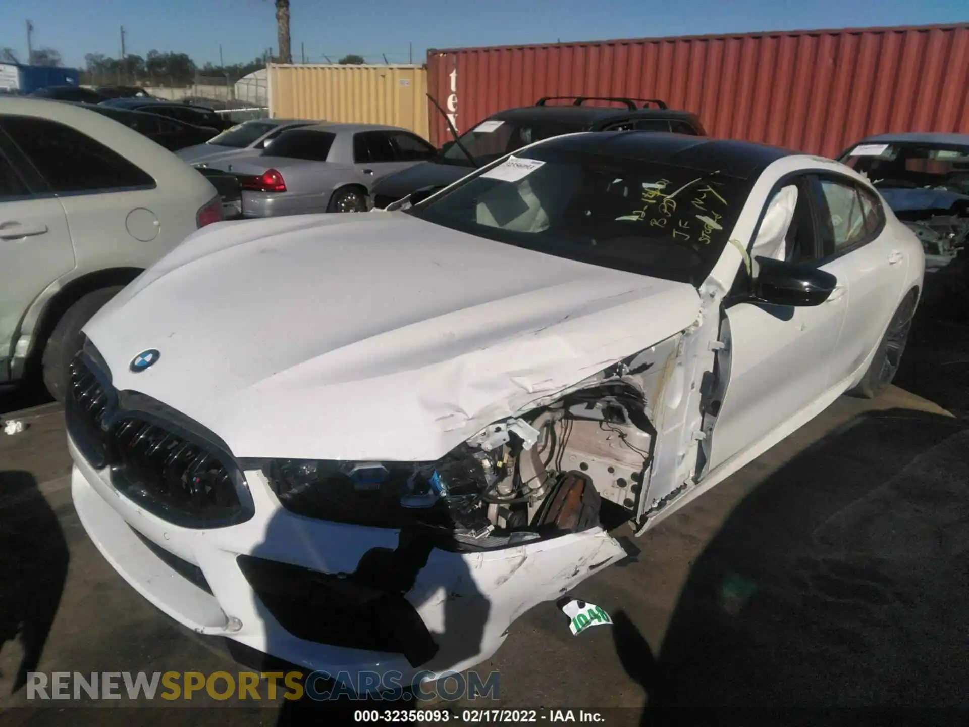2 Photograph of a damaged car WBSGV0C07LCD38232 BMW M8 2020