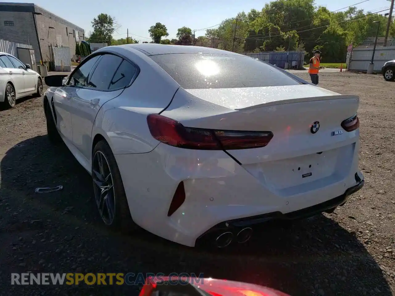 3 Photograph of a damaged car WBSGV0C07LCD74812 BMW M8 2020