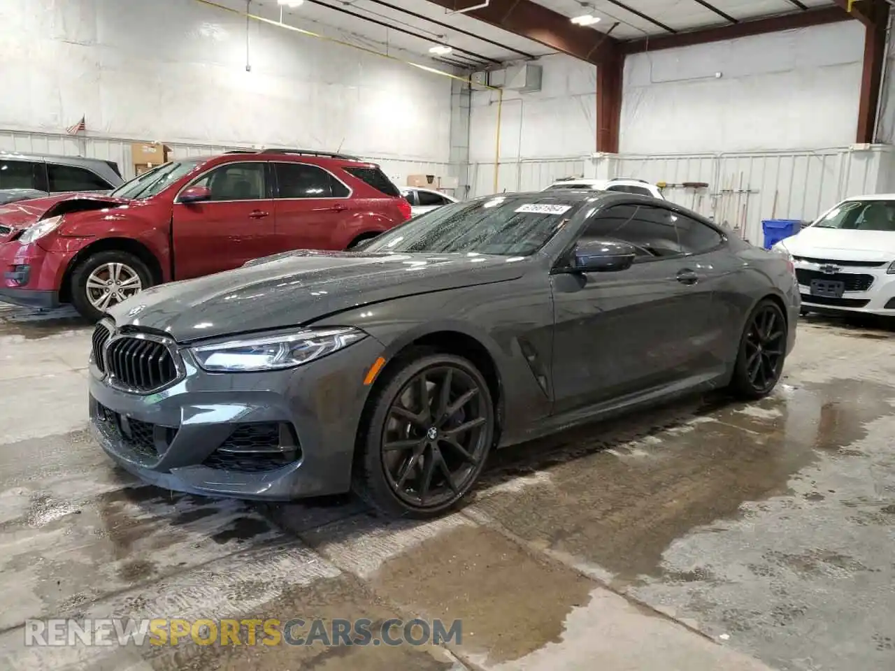 1 Photograph of a damaged car WBABC4C08MCE91845 BMW M8 2021