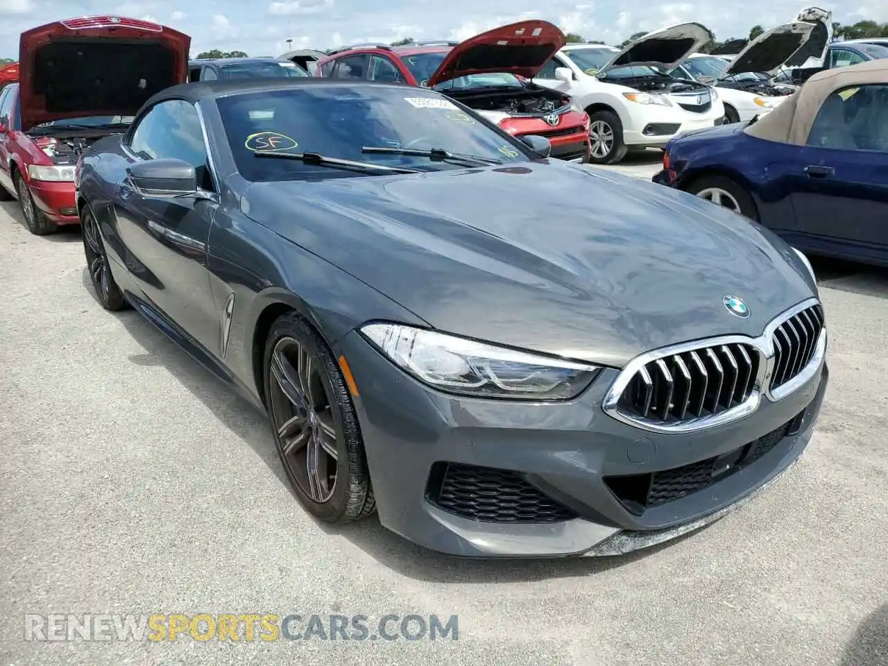 1 Photograph of a damaged car WBAFY4C09MCG48320 BMW M8 2021