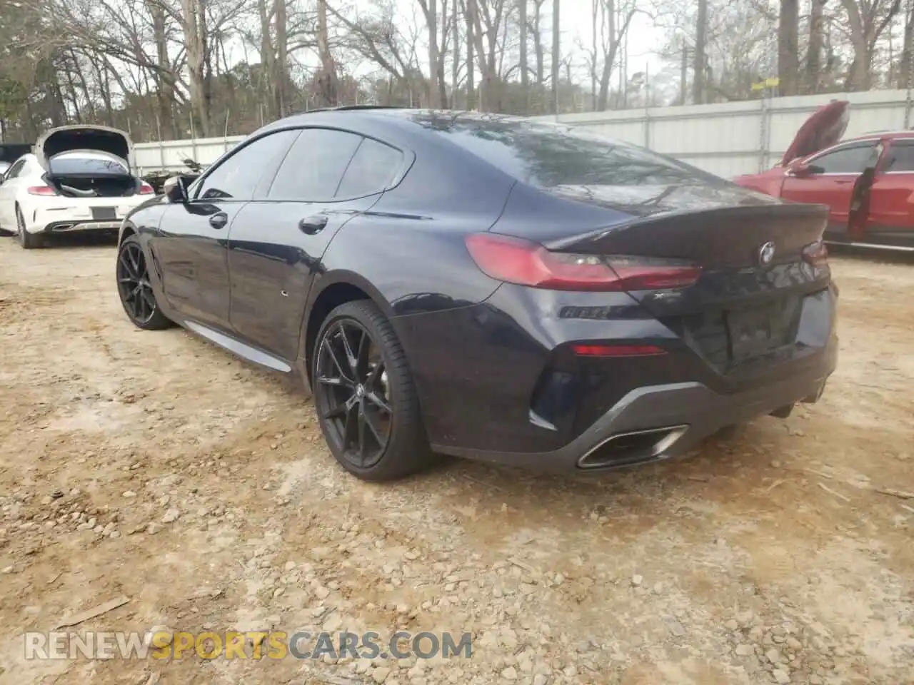 3 fotografías del automóvil dañado WBAGV8C01MCF26944 BMW M8 2021