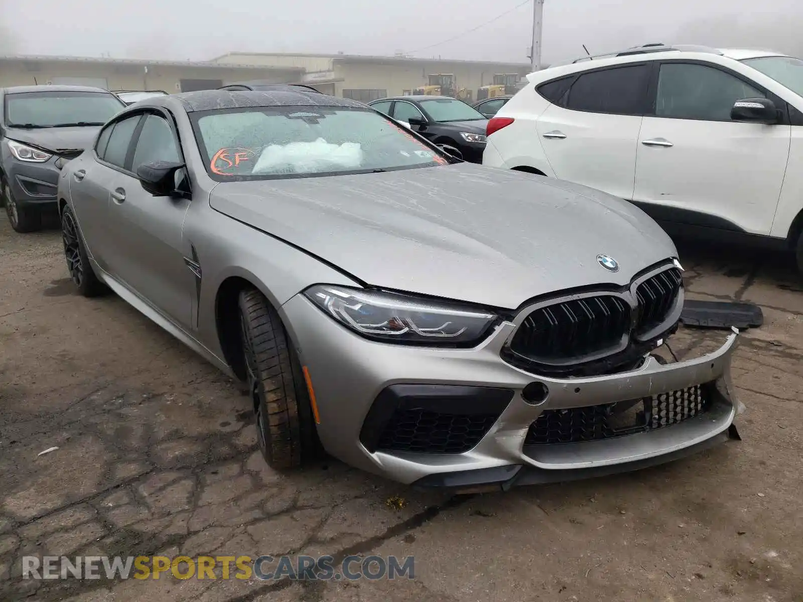 1 Photograph of a damaged car WBSGV0C00MCG06443 BMW M8 2021