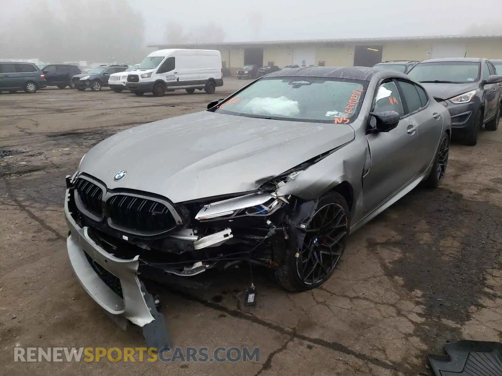 2 Photograph of a damaged car WBSGV0C00MCG06443 BMW M8 2021