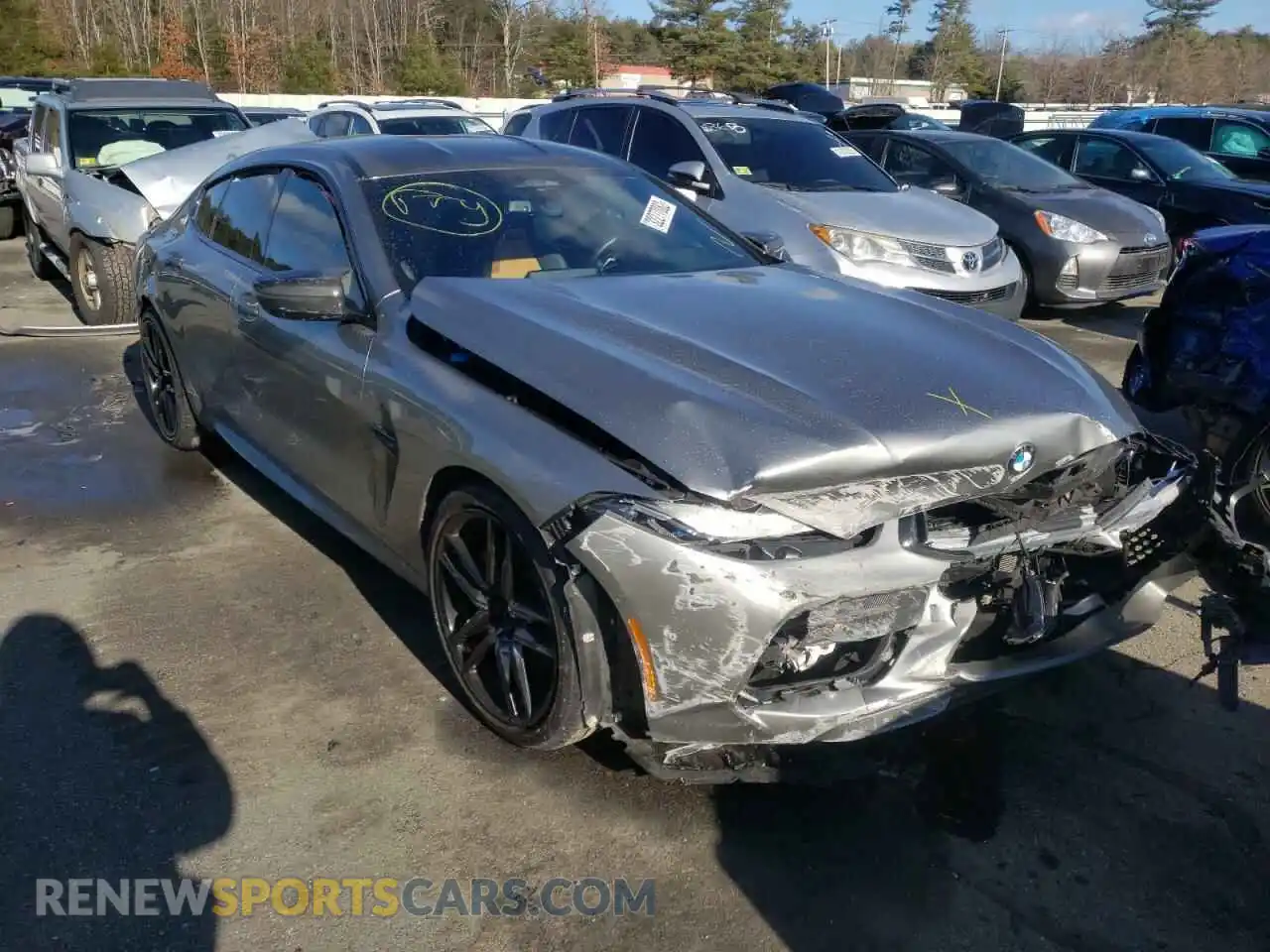 1 fotografías del automóvil dañado WBSGV0C02MCF63742 BMW M8 2021