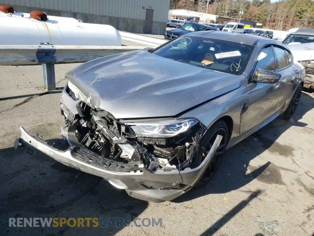 2 fotografías del automóvil dañado WBSGV0C02MCF63742 BMW M8 2021