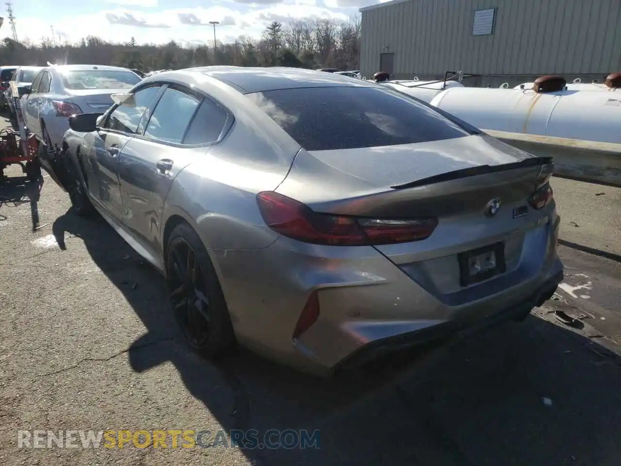 3 fotografías del automóvil dañado WBSGV0C02MCF63742 BMW M8 2021