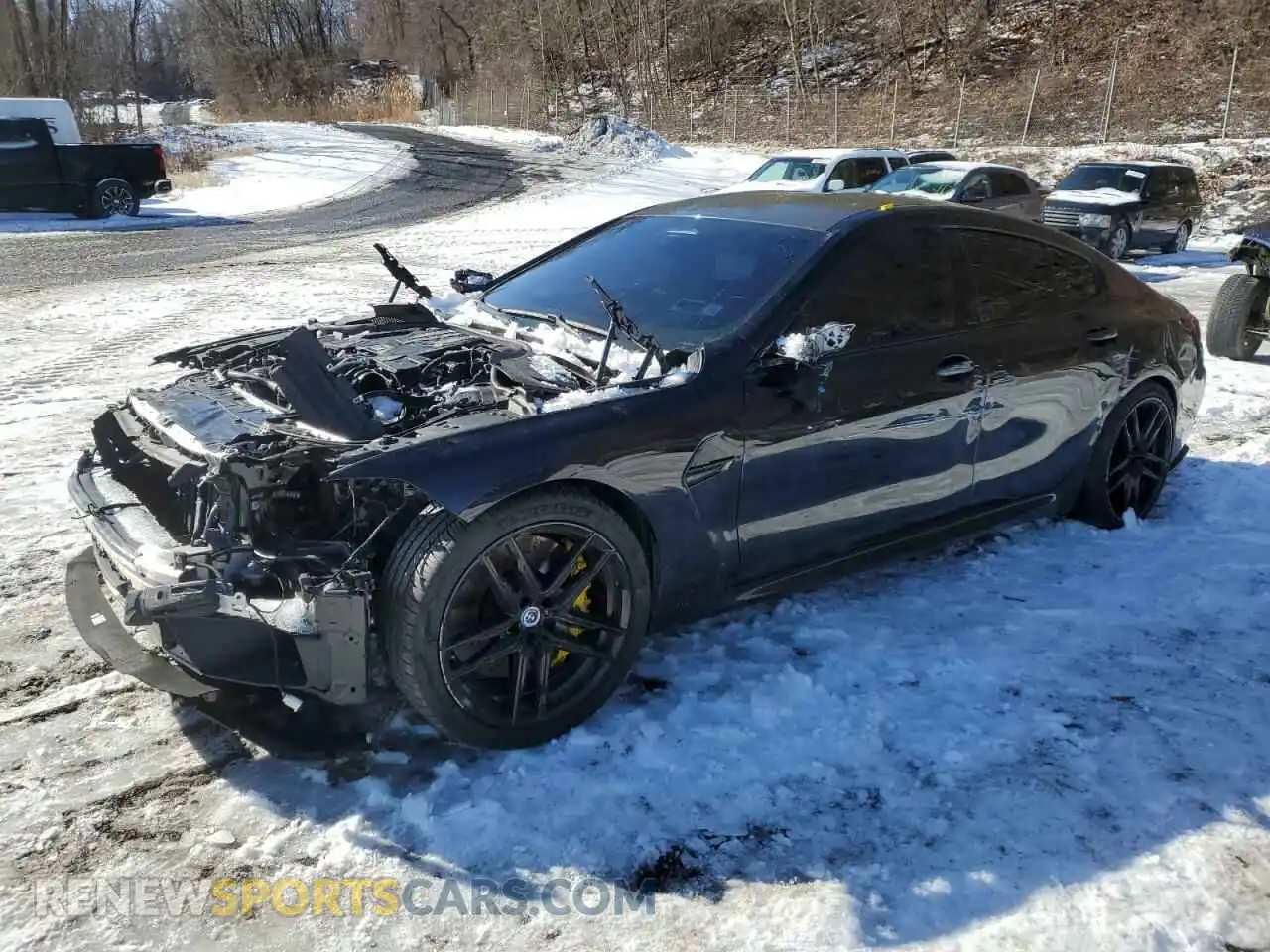 1 fotografías del automóvil dañado WBSGV0C07MCG45725 BMW M8 2021