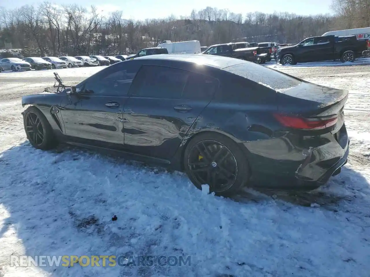 2 fotografías del automóvil dañado WBSGV0C07MCG45725 BMW M8 2021