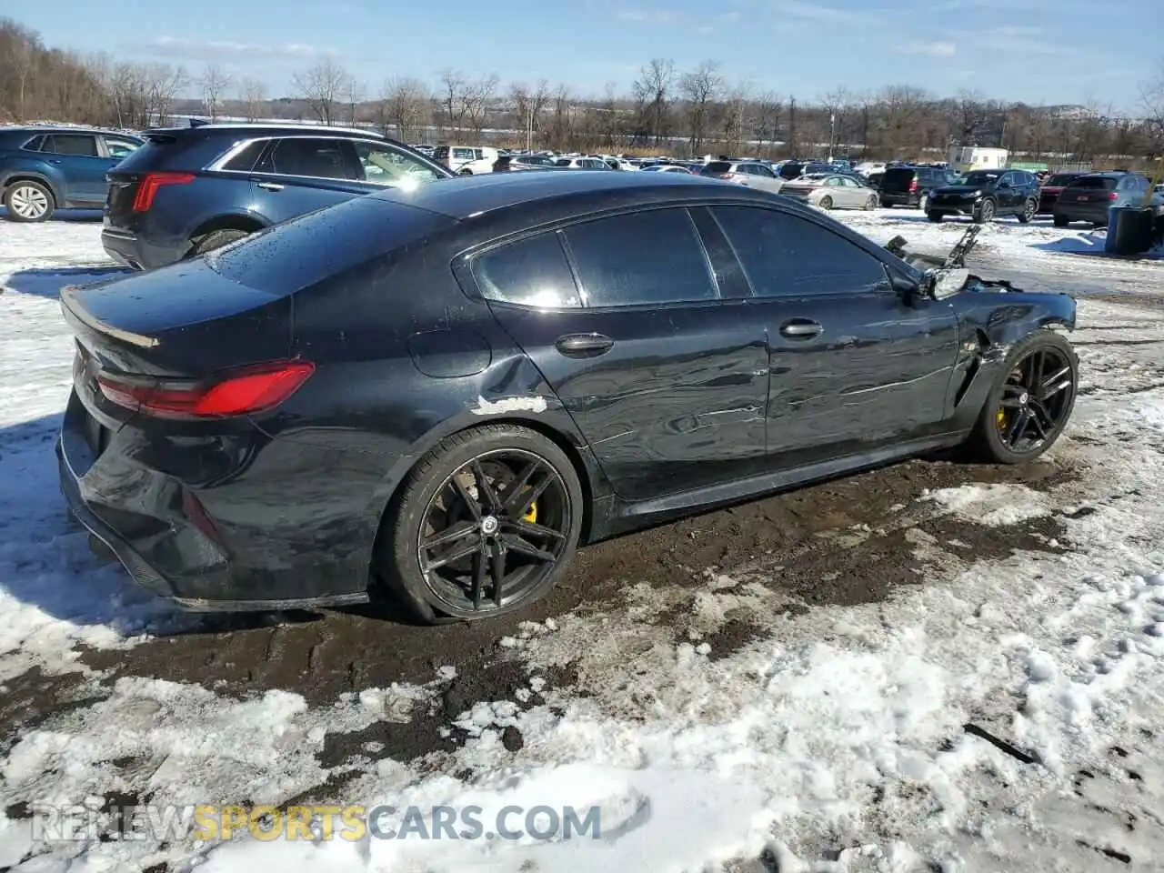 3 fotografías del automóvil dañado WBSGV0C07MCG45725 BMW M8 2021