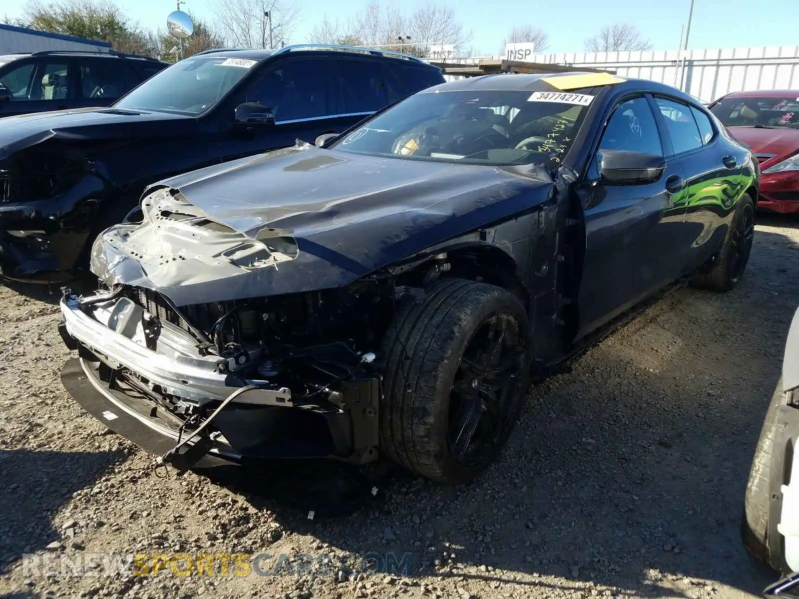 2 Photograph of a damaged car WBSGV0C09MCF18913 BMW M8 2021