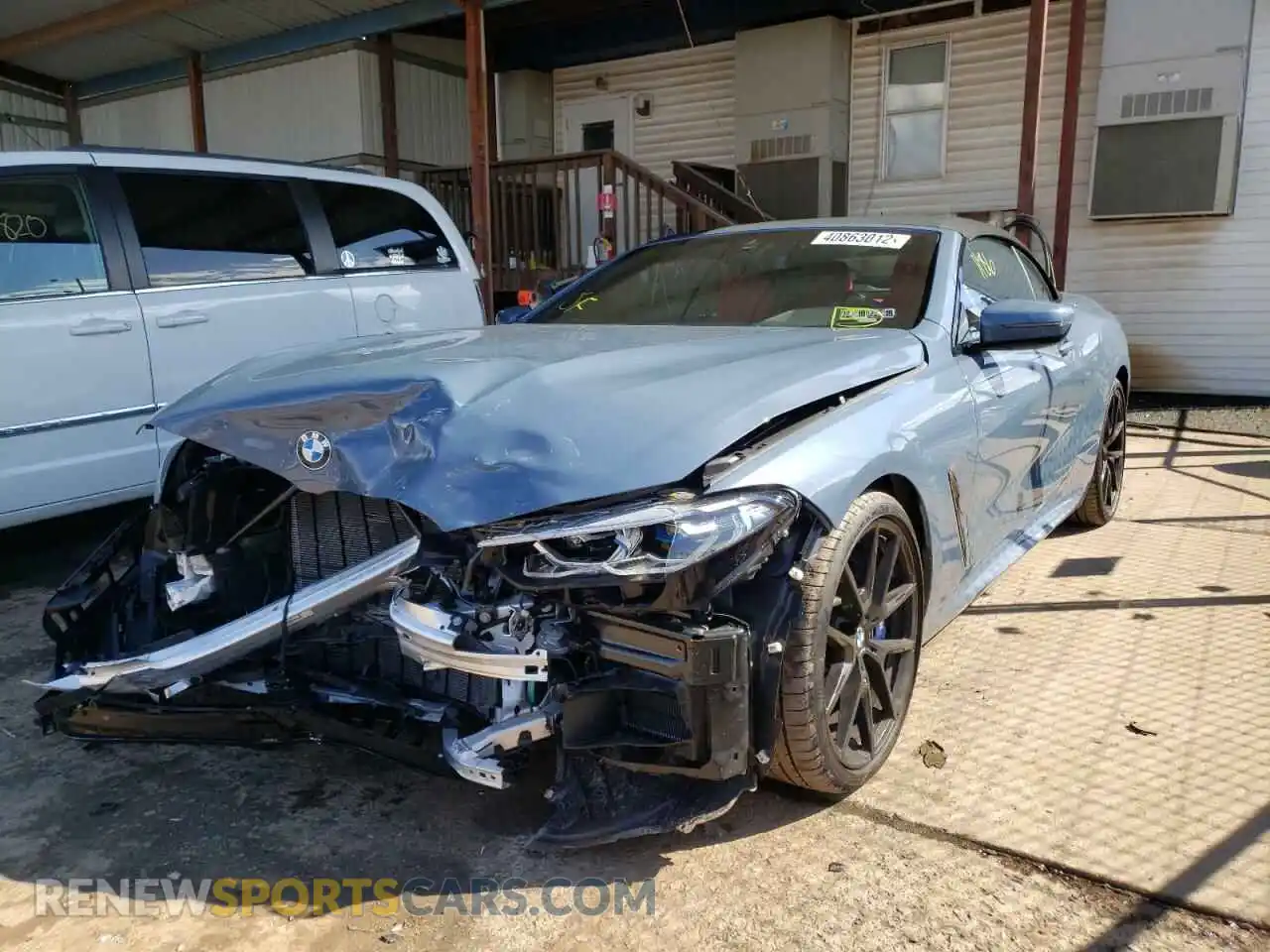 2 Photograph of a damaged car WBAFY4C06NCH91310 BMW M8 2022