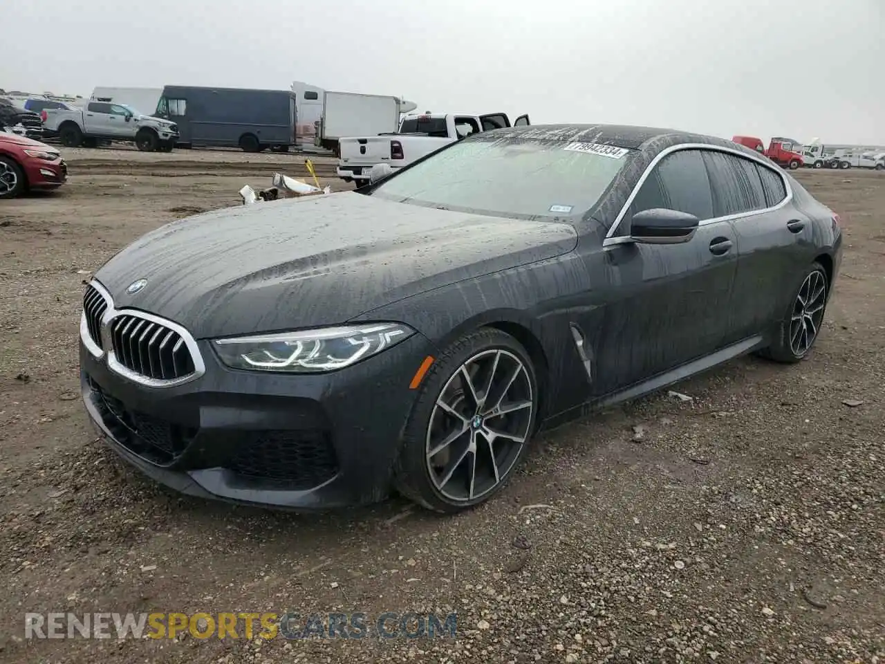 1 Photograph of a damaged car WBAGV8C02NCH16558 BMW M8 2022