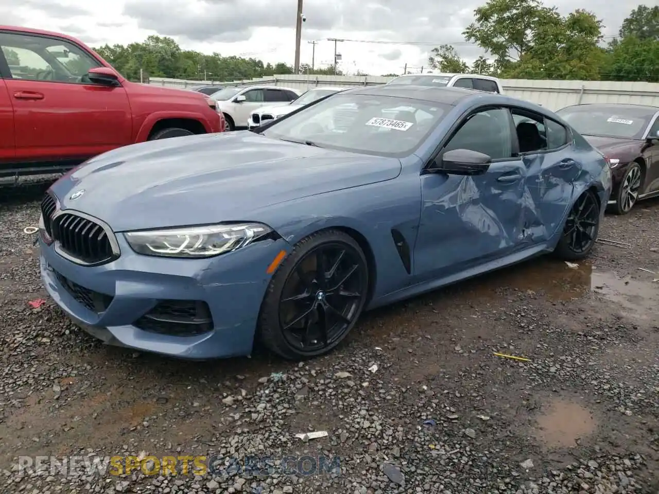 1 Photograph of a damaged car WBAGV8C07NCH87786 BMW M8 2022