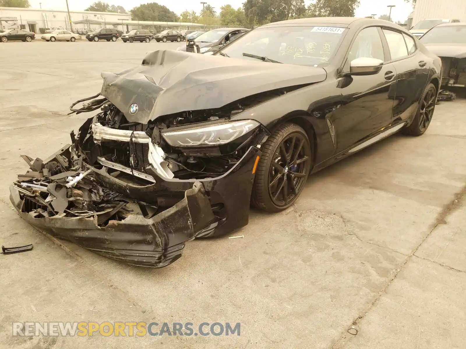 2 Photograph of a damaged car WBAGV8C09NCH10532 BMW M8 2022
