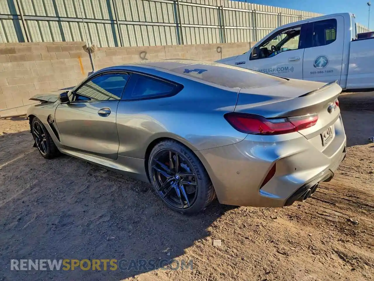 2 Photograph of a damaged car WBSAE0C08NCJ27773 BMW M8 2022