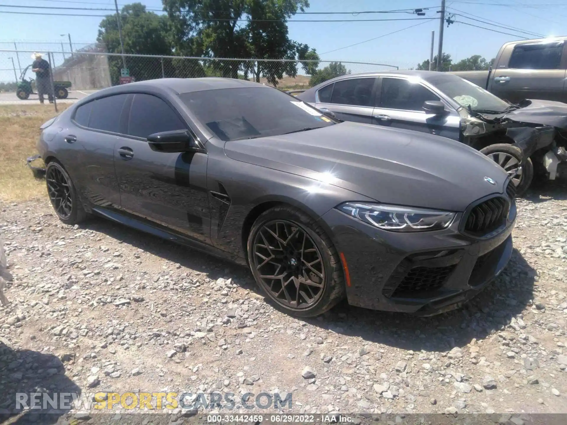 1 Photograph of a damaged car WBSGV0C09NCH24976 BMW M8 2022