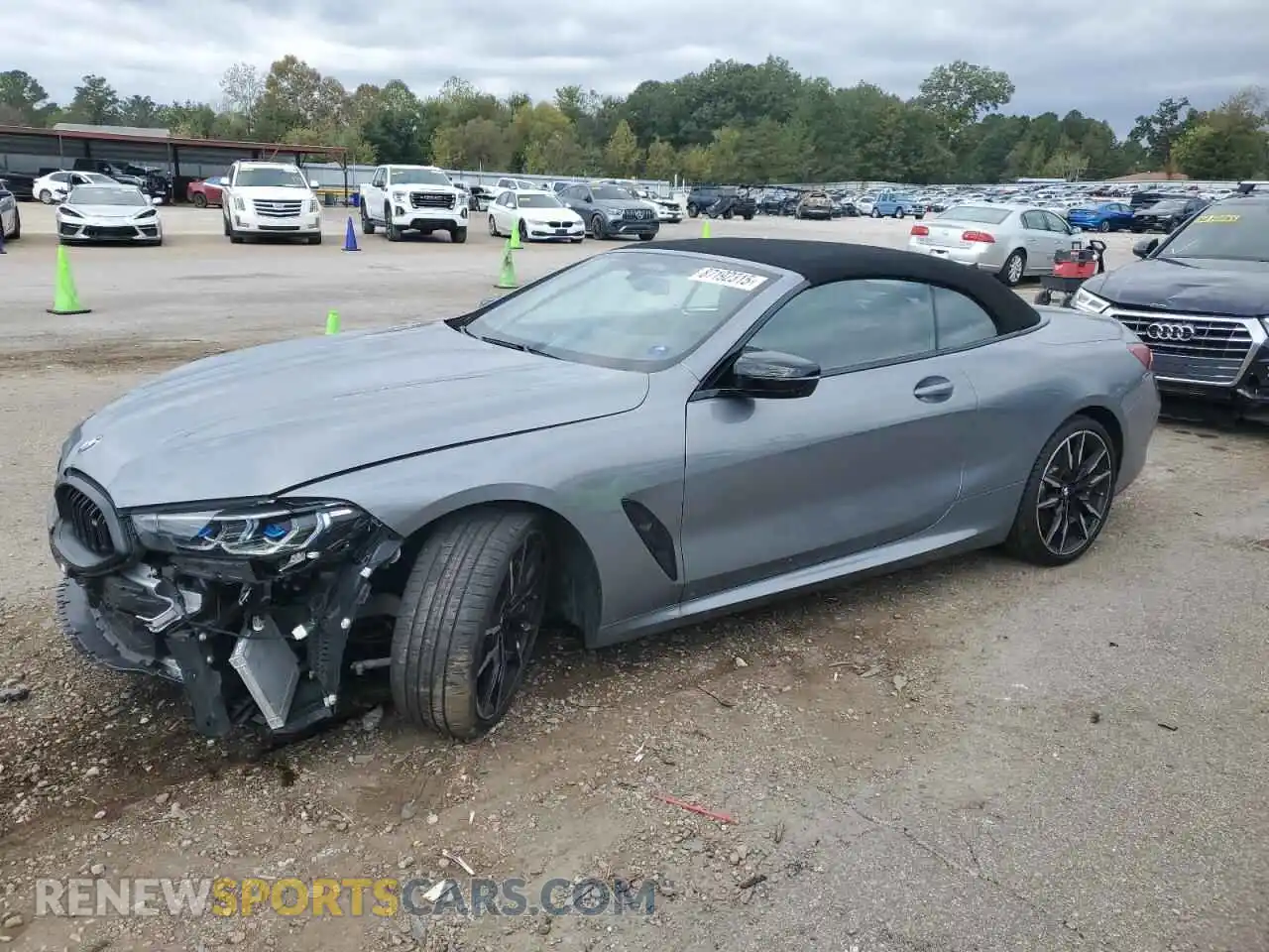 1 Photograph of a damaged car WBAFY4C00PCM83100 BMW M8 2023