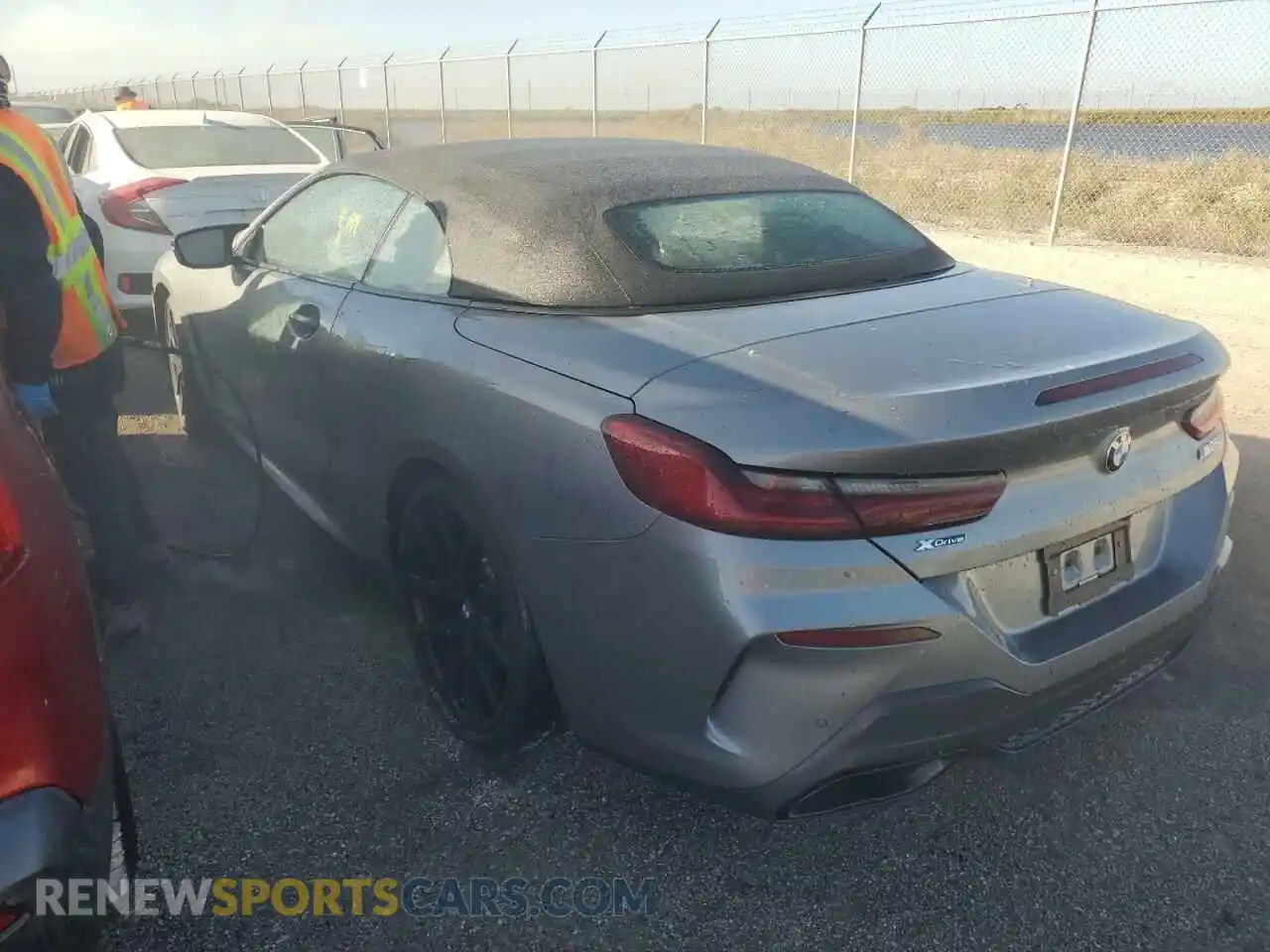 2 Photograph of a damaged car WBAFY4C06PCL37655 BMW M8 2023