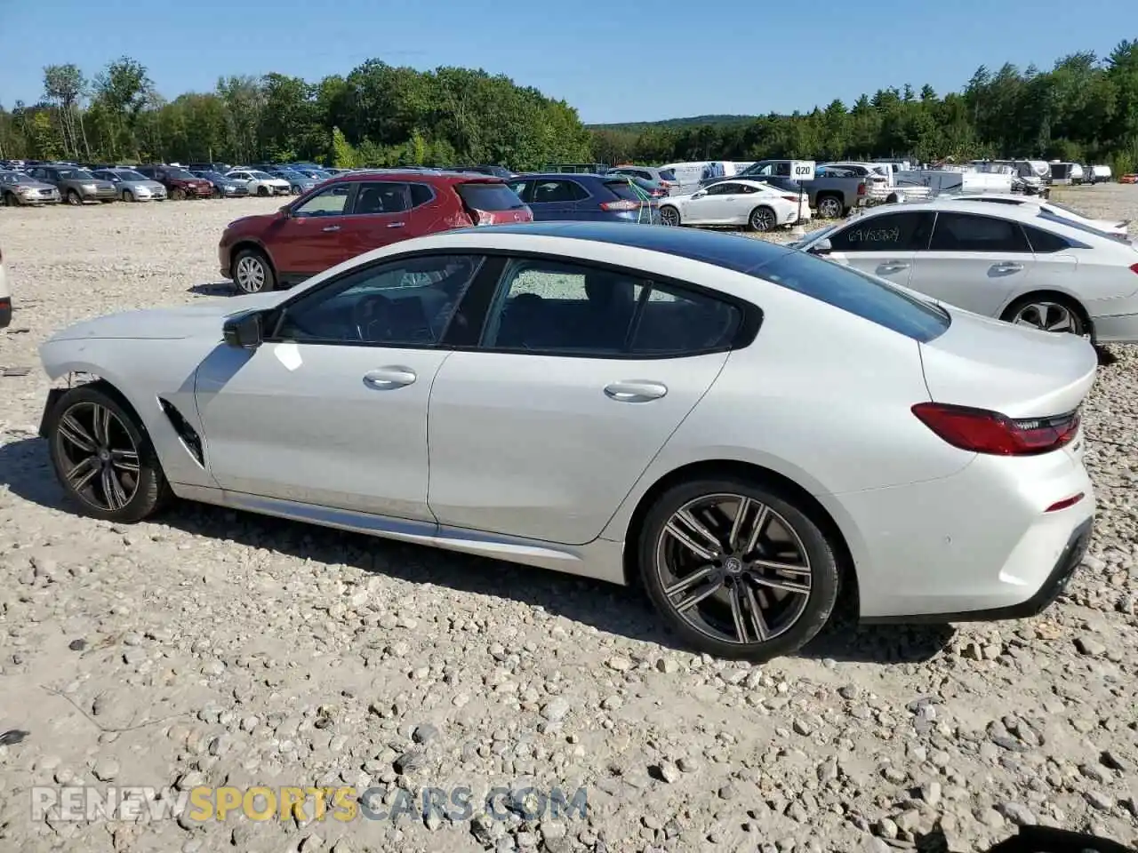 2 Photograph of a damaged car WBAGV8C01PCM79724 BMW M8 2023