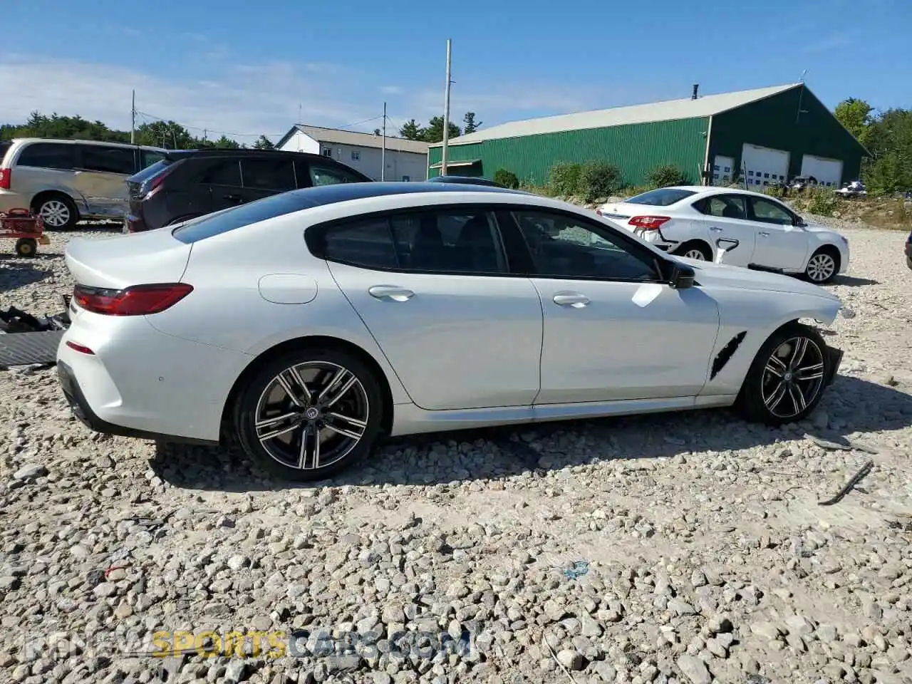 3 Photograph of a damaged car WBAGV8C01PCM79724 BMW M8 2023