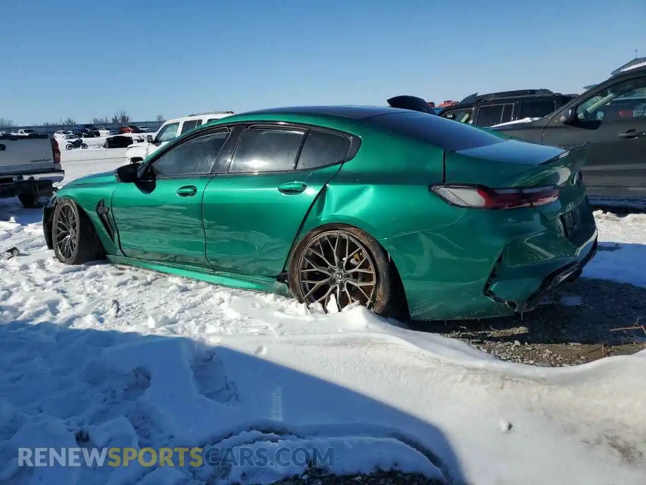 2 Photograph of a damaged car WBSGV0C04PCL02985 BMW M8 2023