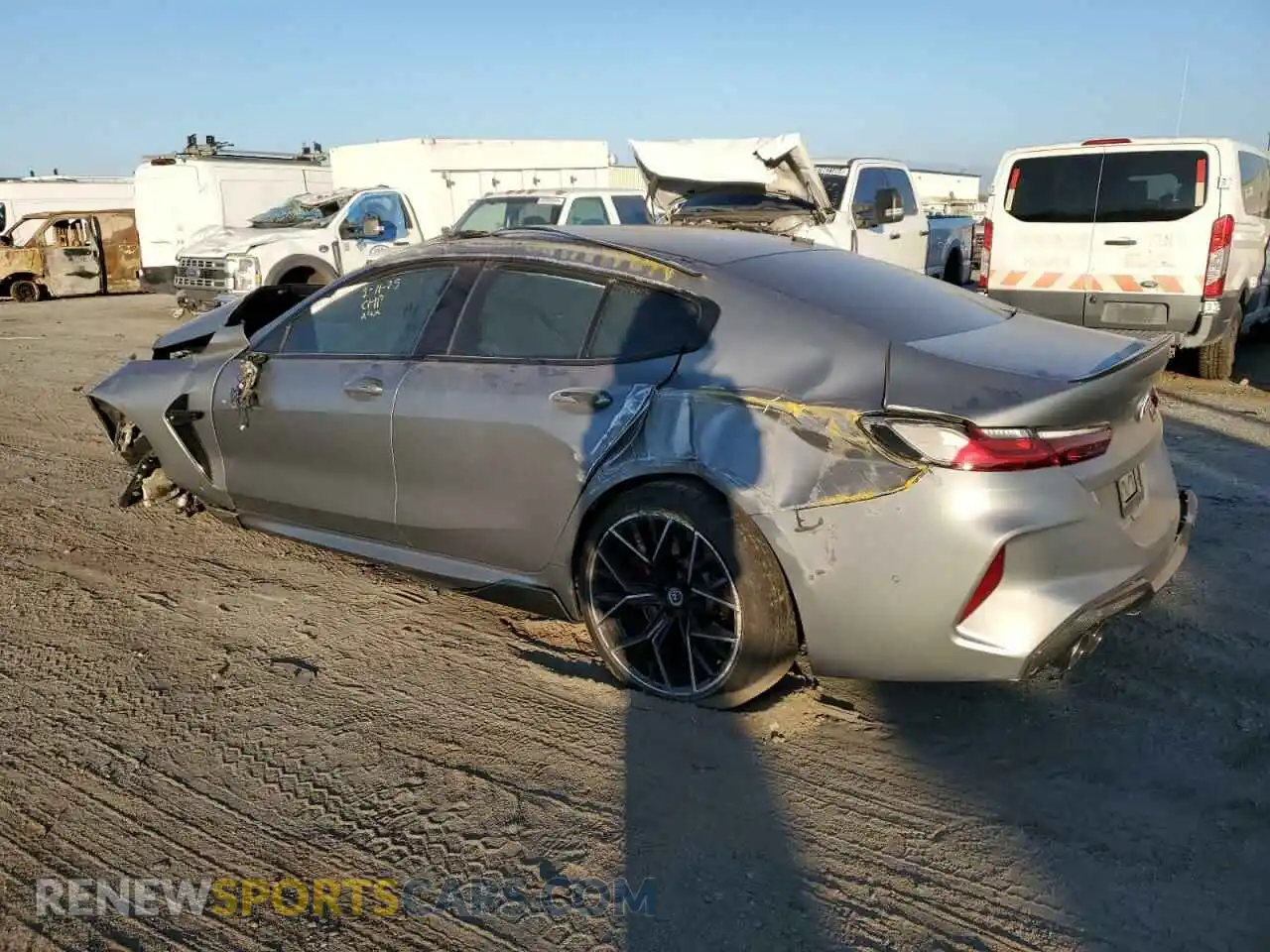2 Photograph of a damaged car WBSGV0C09PCK82393 BMW M8 2023